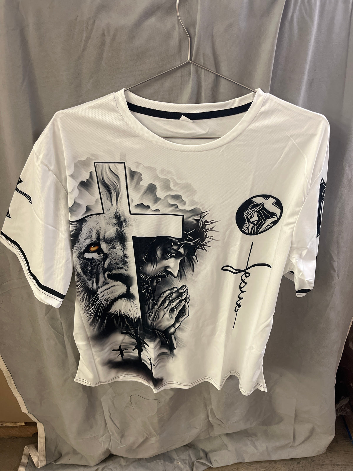 White and black Christian Tshirt