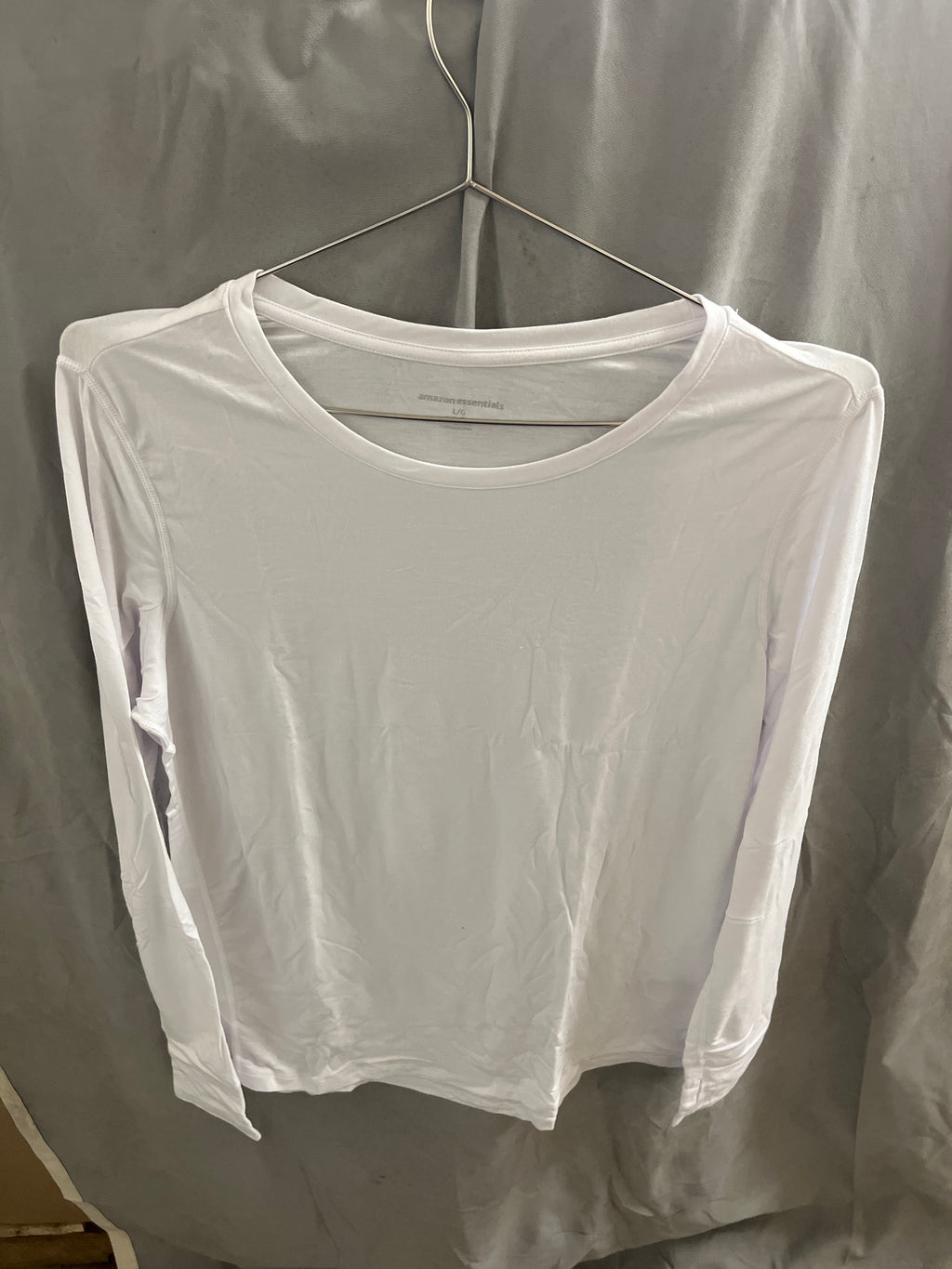 Amazon essentials white long sleeve Tshirt