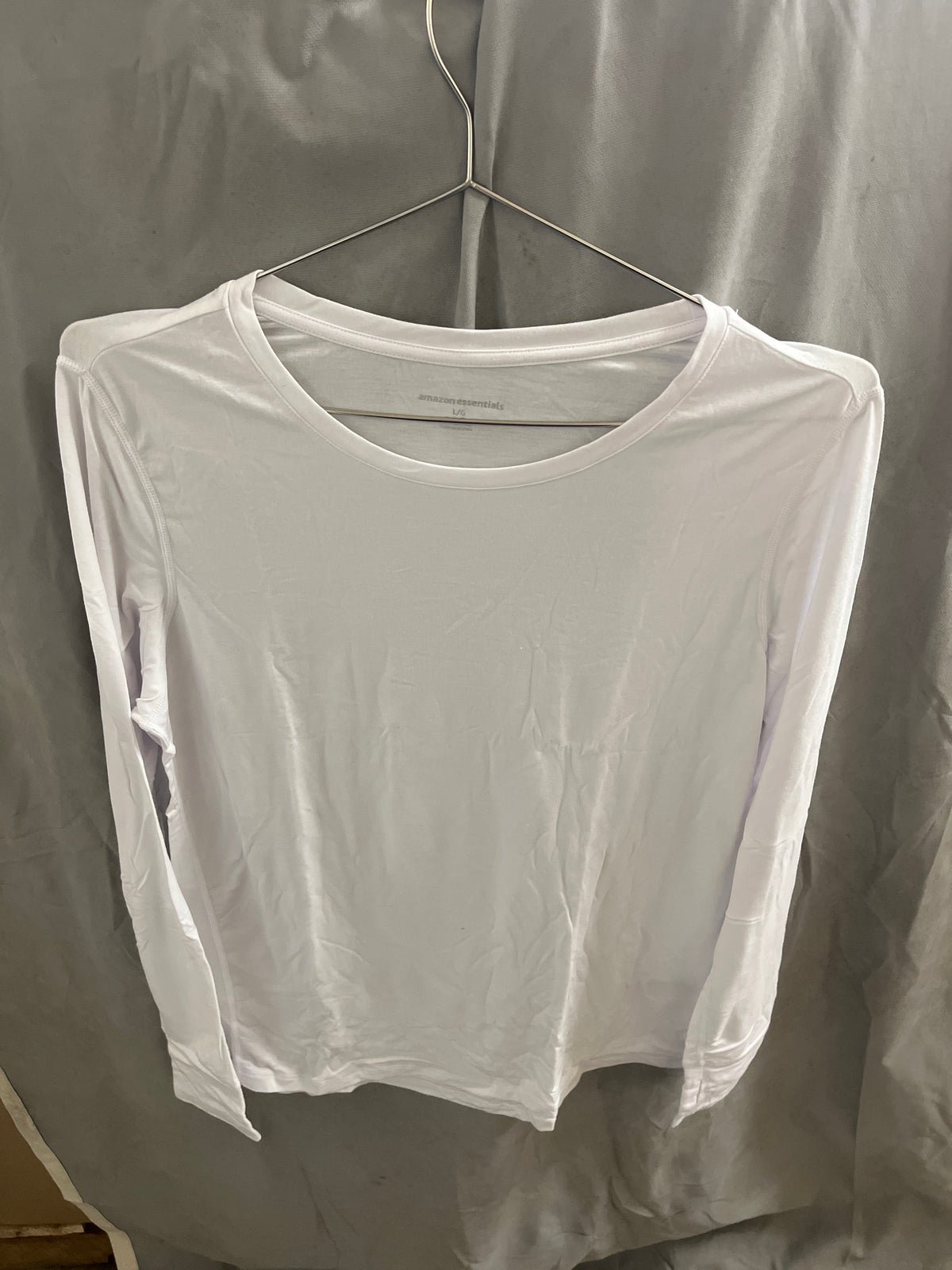 Amazon essentials white long sleeve Tshirt