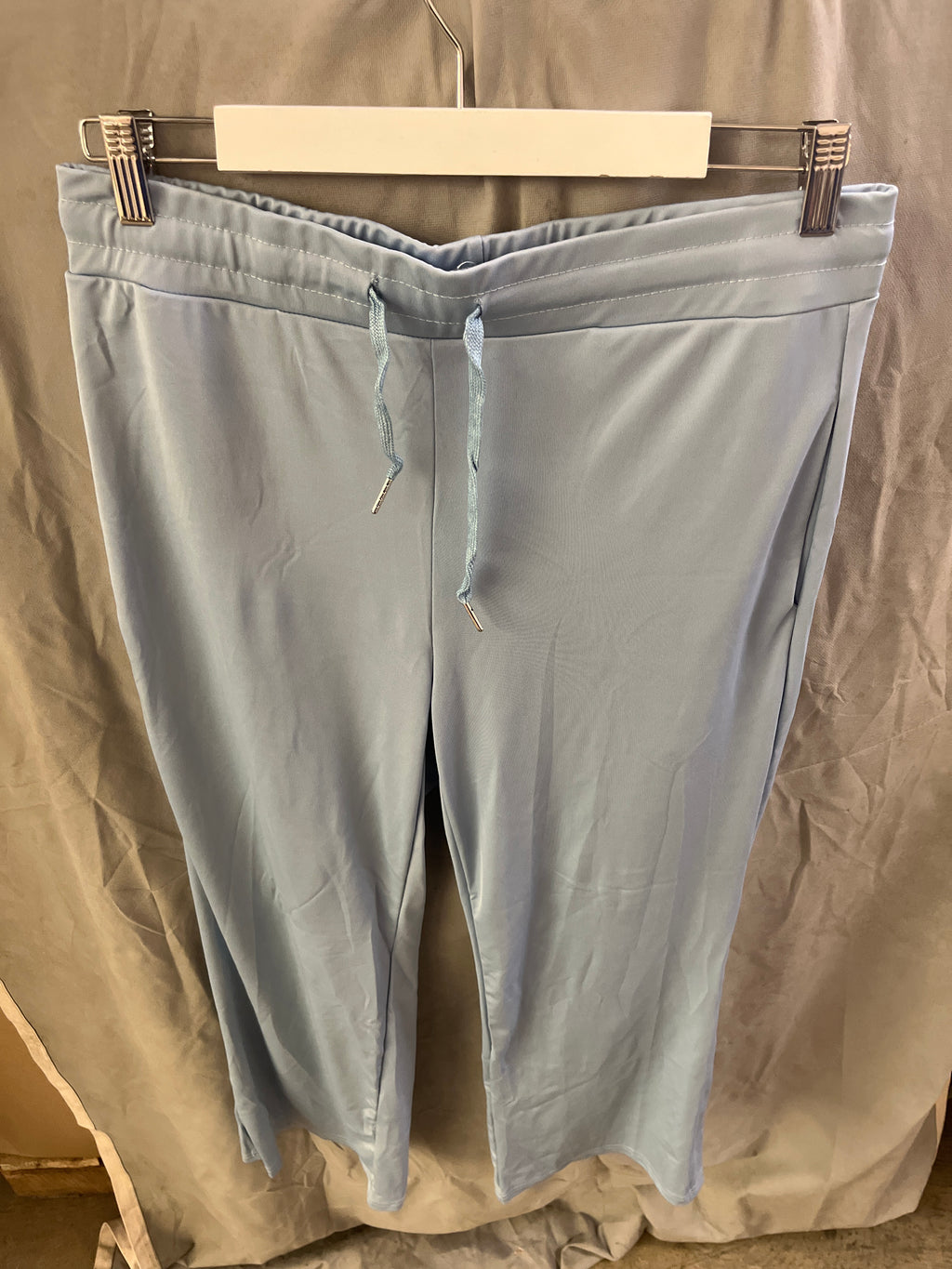 Sky blue long sleeve shirt and pants set