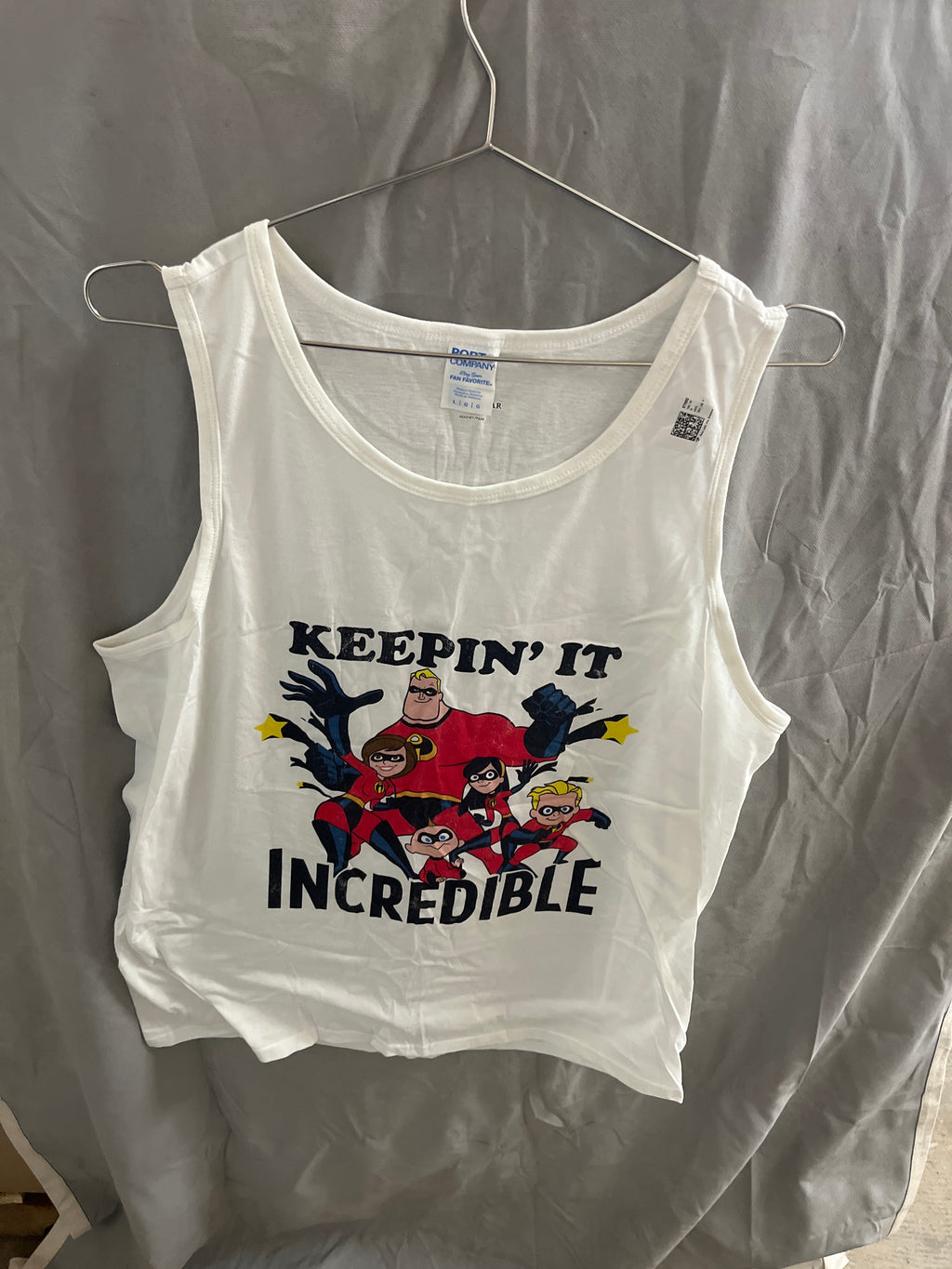 Keepin’ it incredible white tank top