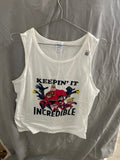 Keepin’ it incredible white tank top