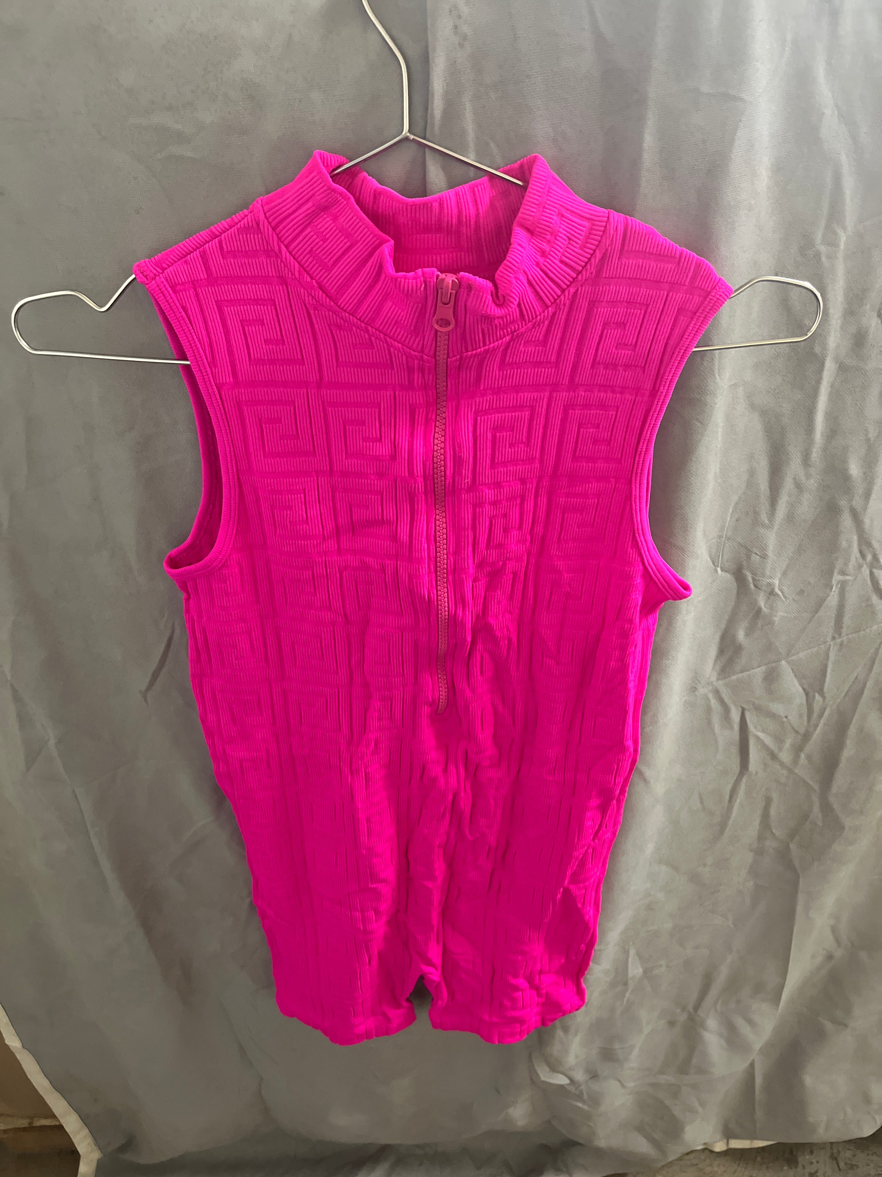 Fashion nova pink sleeveless body suit
