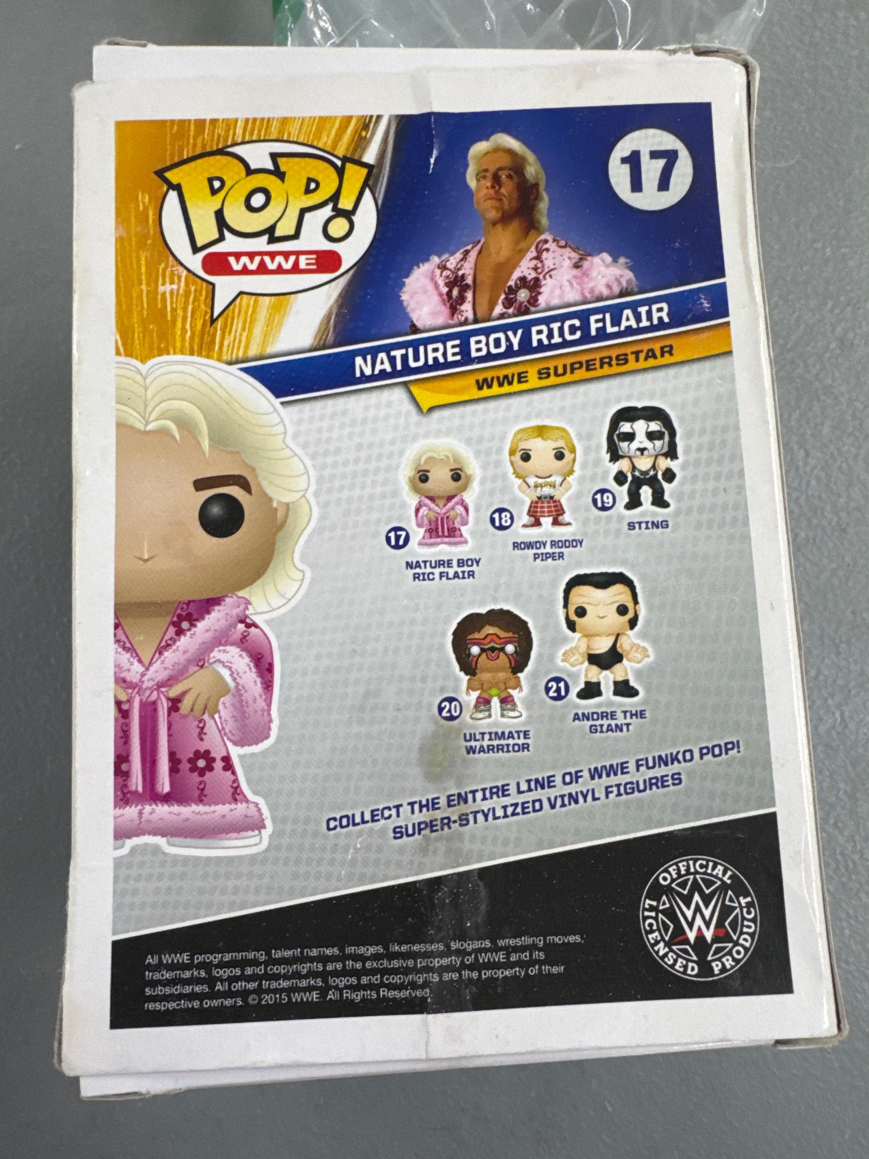 FunKo POP WWE Nature Boy Ric Flair | Target Exclusive New Damaged Box