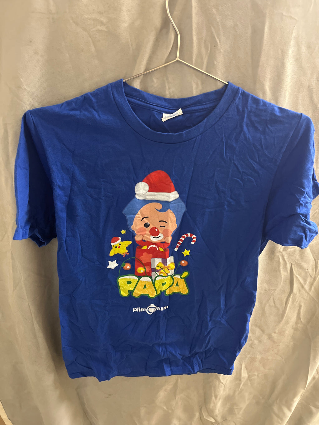 Port and company blue papa Tshirt