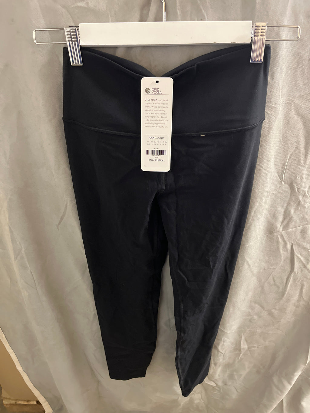 Crazy yoga black leggings