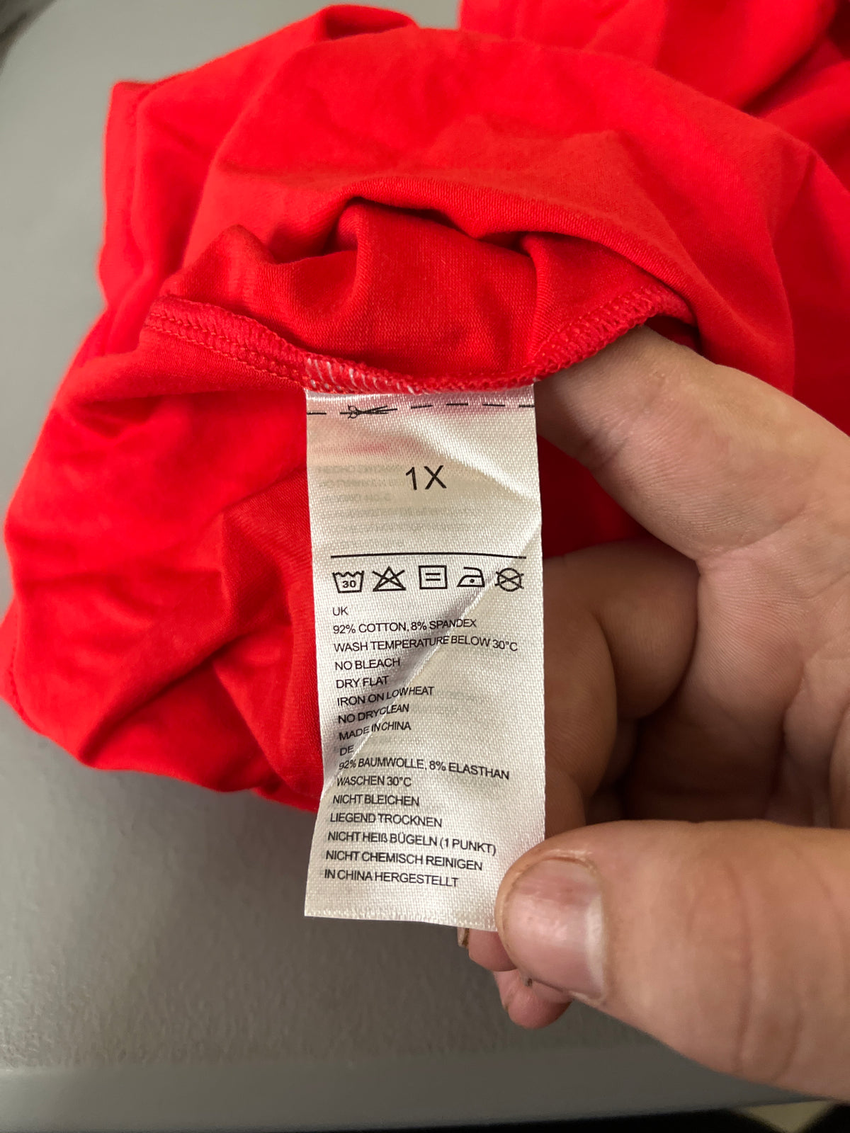 Red women’s tank top