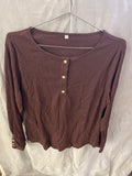 Brown long sleeve sweater