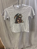 Kids dragon on a pile of books tshirt