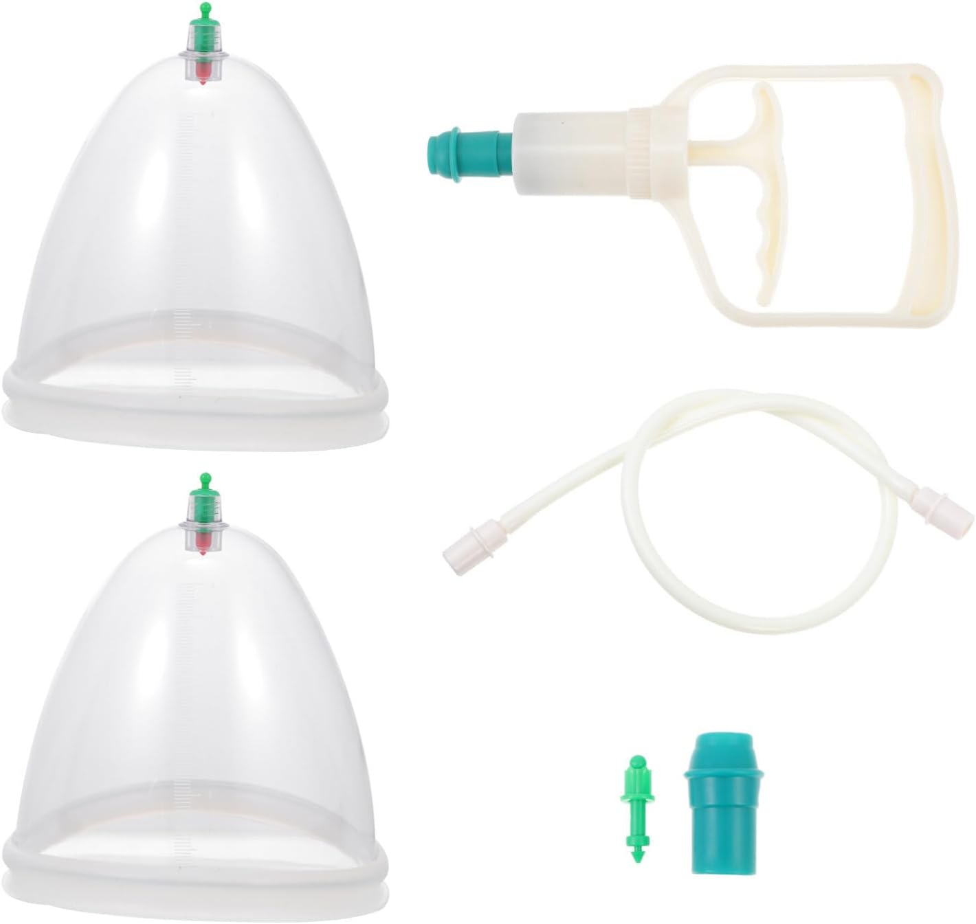 Healifty 1 Set Breast Vacuum Cupping Professional Buttock Lift Body Massage Cupping