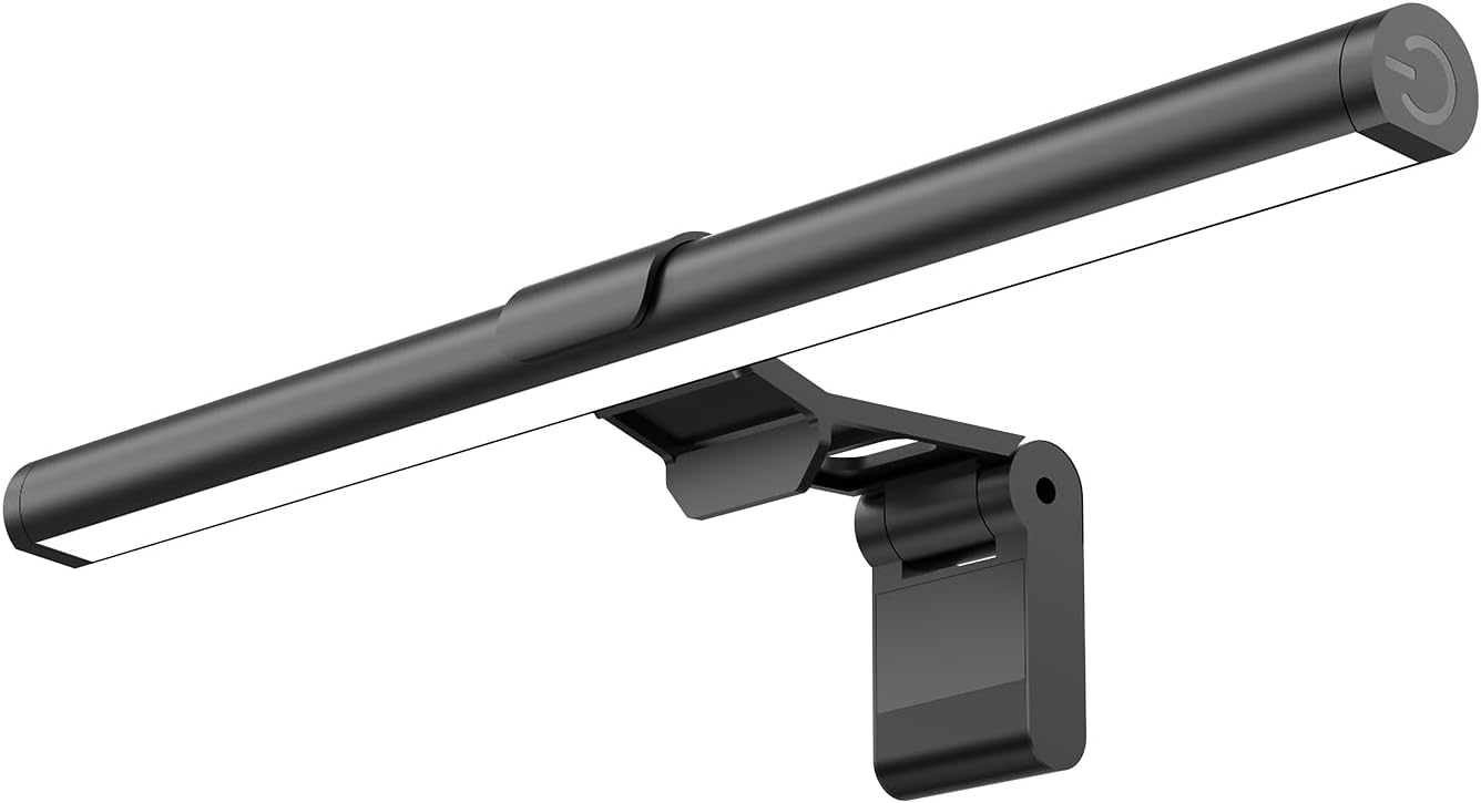 Samphon Monitor Light Bar, Eye-Care USB Reading Mnitor lamp, 11.8'' LED Computer Lights with Ultrawide Lighting, 3 Color Temperature Dimmable Desk Light for Home Office Gaming