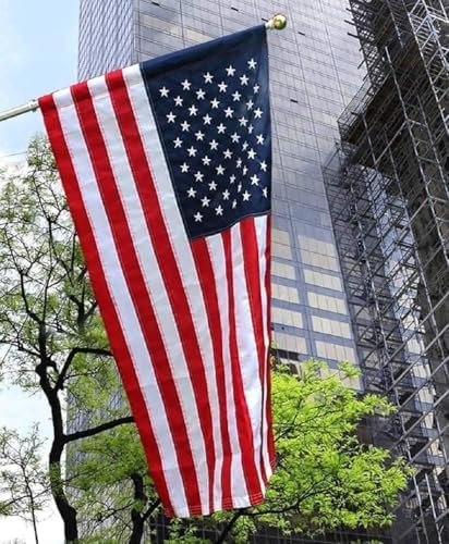 American Flag Pole Sleeve Banner Style