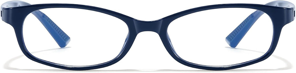 SODQW Office-Siren Blue Light Glasses for Women, Rectangle Frame, Y2K Small Eyewear, Anti Eyestrain Computer Glasses