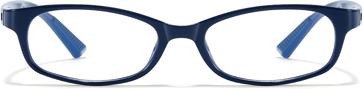 SODQW Office-Siren Blue Light Glasses for Women, Rectangle Frame, Y2K Small Eyewear, Anti Eyestrain Computer Glasses