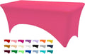 BDDC 6ft Stretch Spandex Fitted Table Cloth for 6 Foot Tables