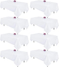 White Tableclothes 60x102 inches (8 pack)