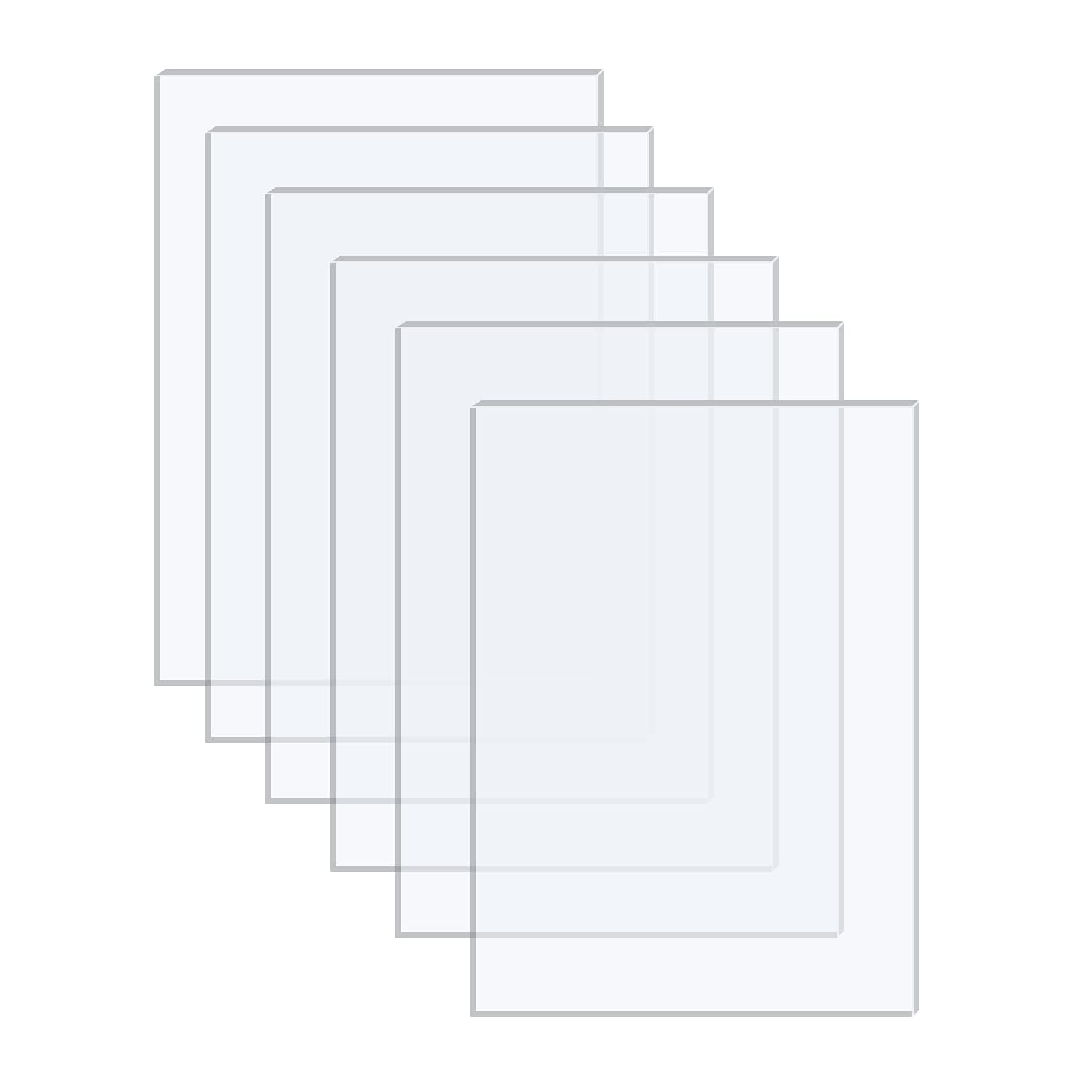 Acrylic Sheets 12x16 inch (6 pack)