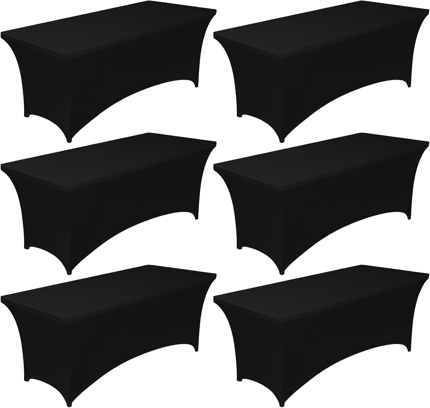 Pureegg Spandex Tablecloth 6ft - 6 Pack
