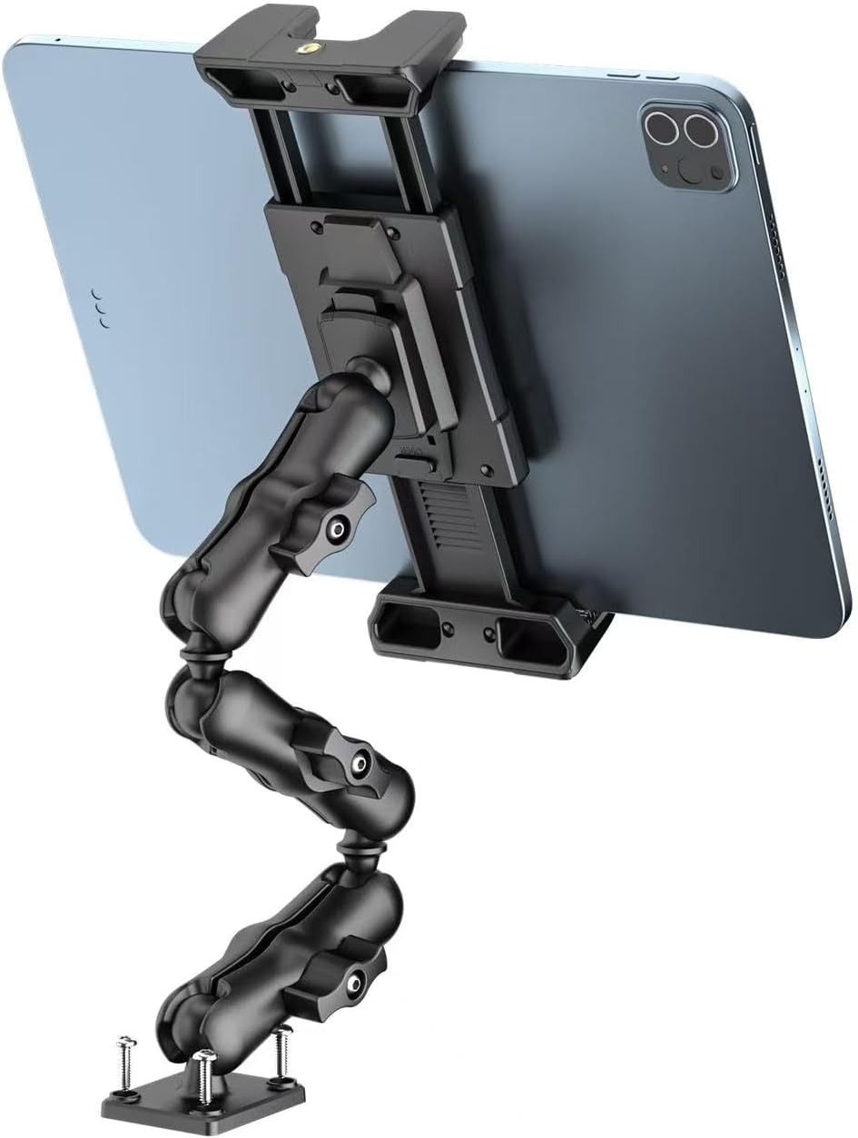 OHLPRO Tablet Mount for Truck - Heavy Duty Drill Base Tablet Holder for Car Dashboard.