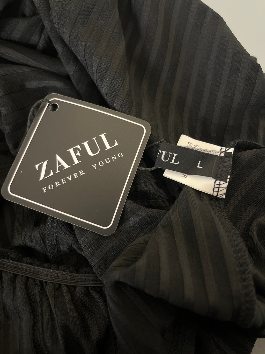 Zaful black and apricot set of 2 blouses