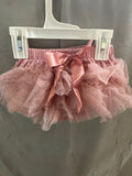 Pink baby skirt with 2 headbands