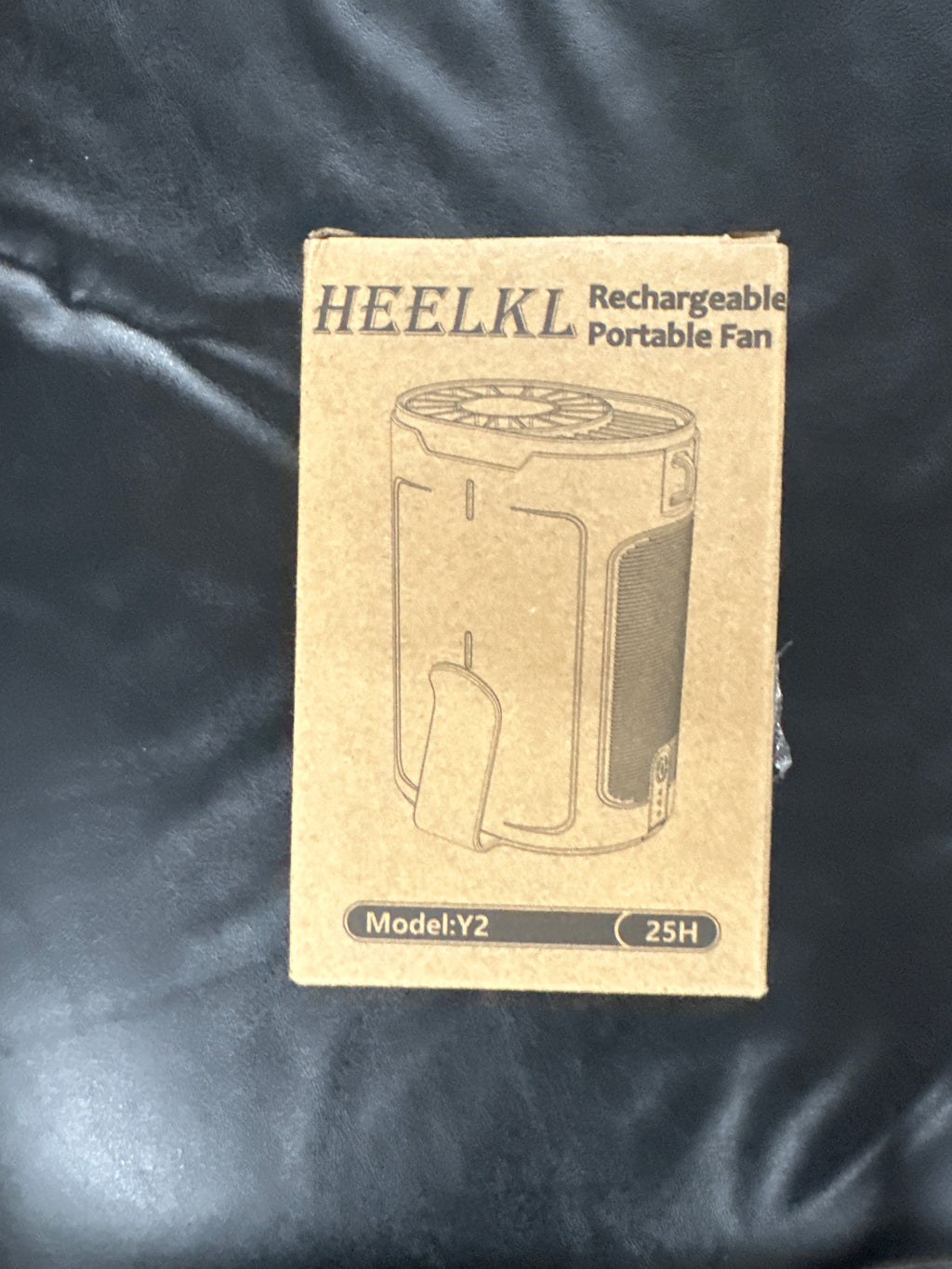 Heelkl 2026 AI Portable Fan Rechargeable, 4-Speed Strong Airflow, Personal Waist Fan with up to 25H of Working Time, Hands-Free Hanging Neck Fan, Wearable Belt Fan for Camping, Outdoor, Jobsite
