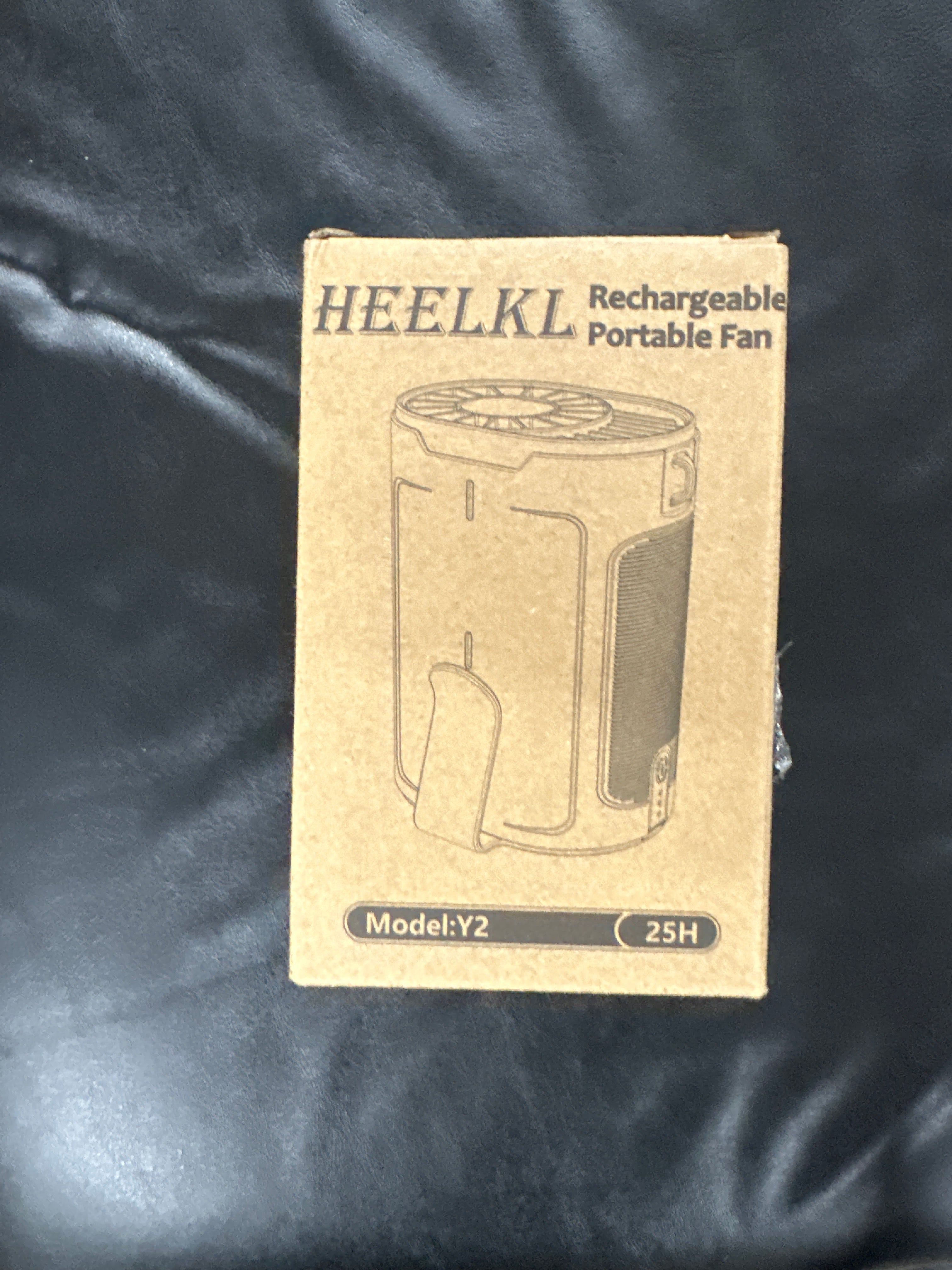 Heelkl 2026 AI Portable Fan Rechargeable, 4-Speed Strong Airflow, Personal Waist Fan with up to 25H of Working Time, Hands-Free Hanging Neck Fan, Wearable Belt Fan for Camping, Outdoor, Jobsite