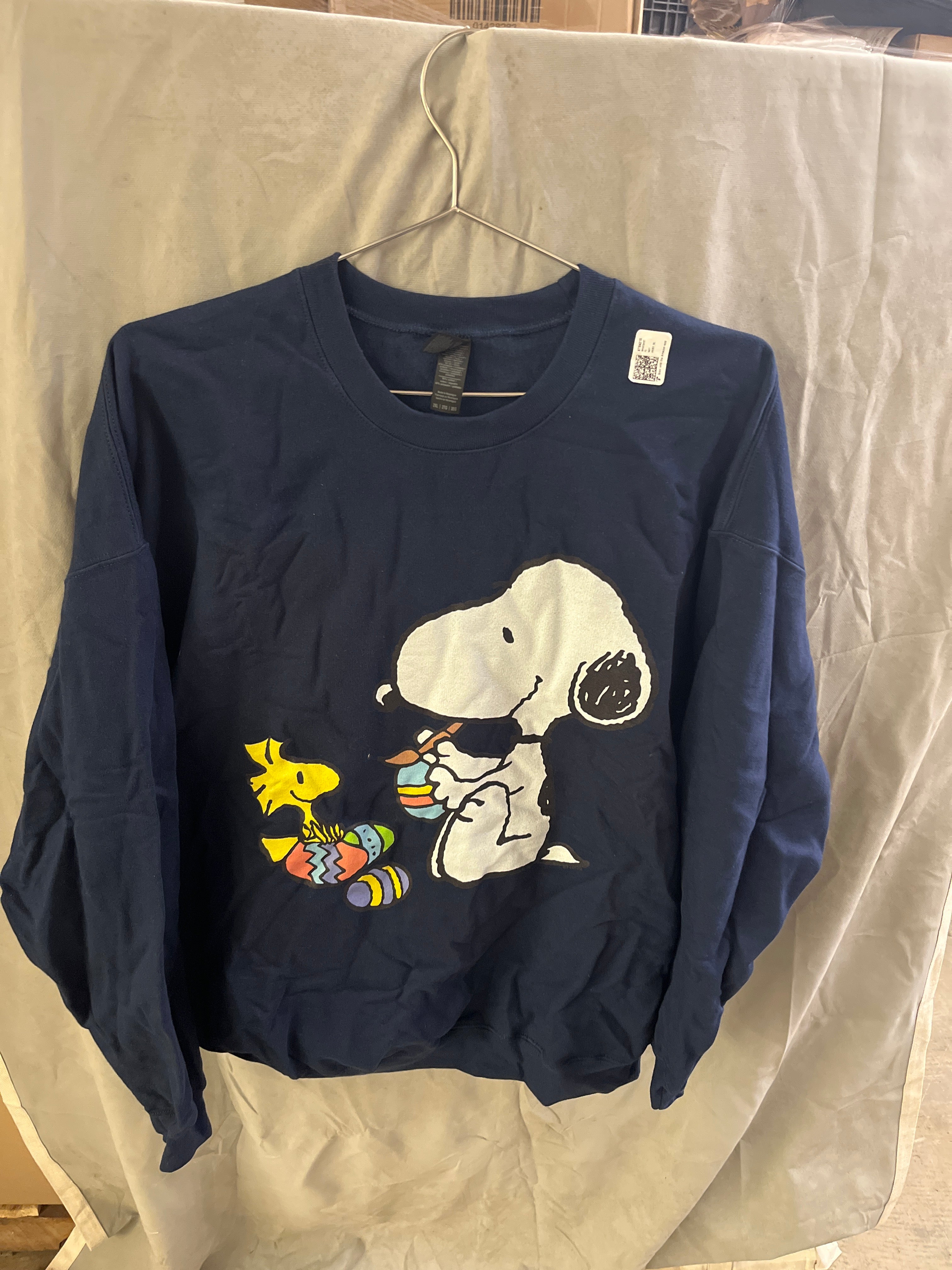 Snoopy and Woodstock navy Tshirt