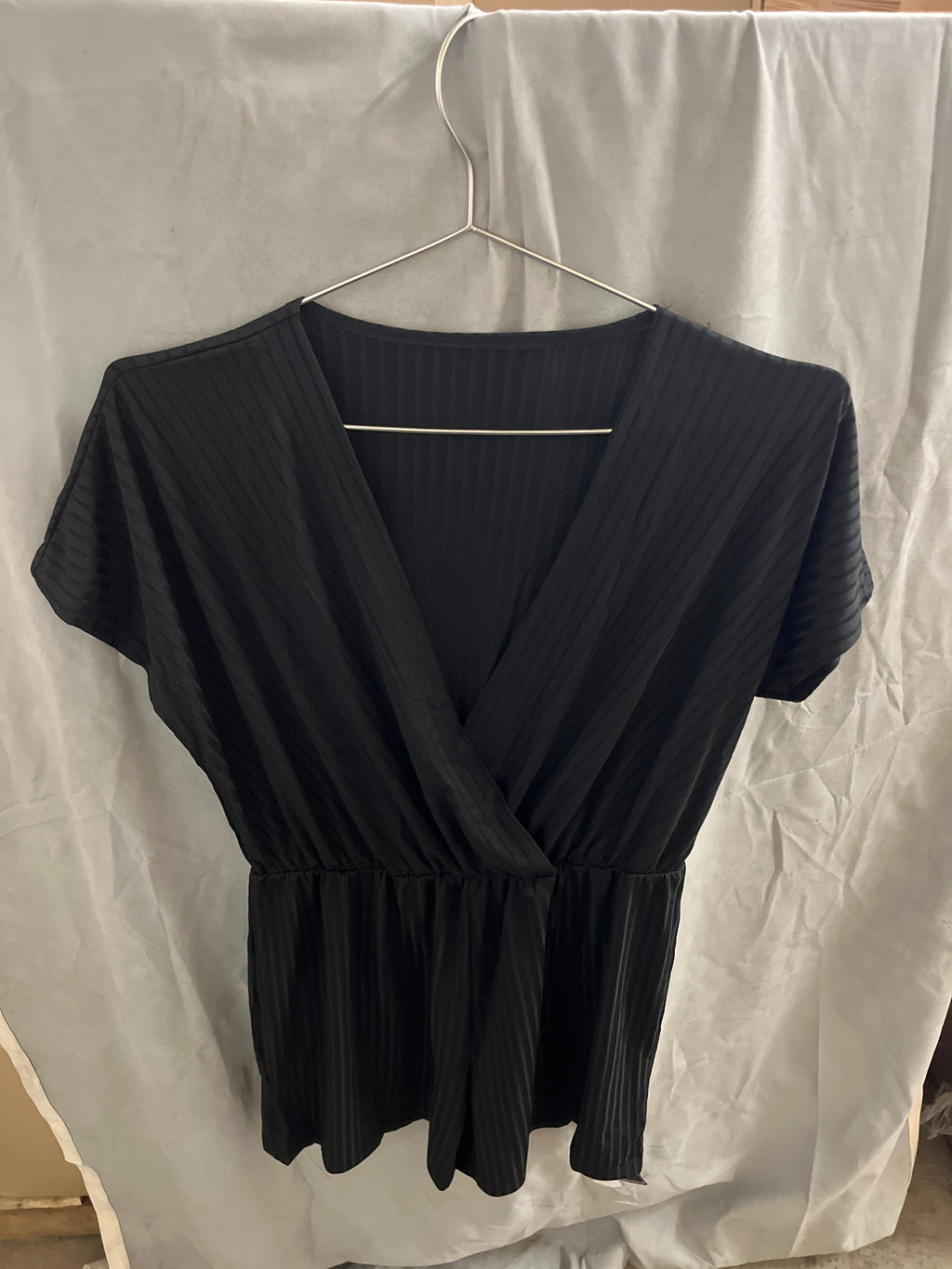 Zaful black and apricot set of 2 blouses