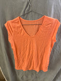 Orange sleeveless shirt