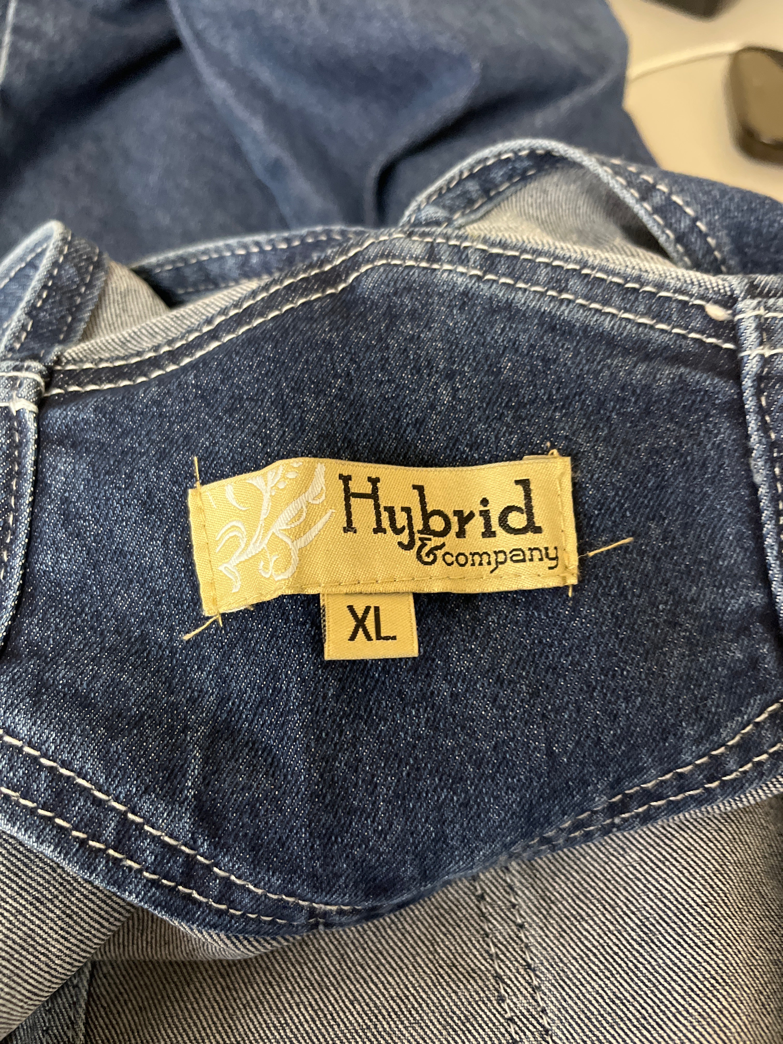 Hybrid company blue with flower designs women’s overalls