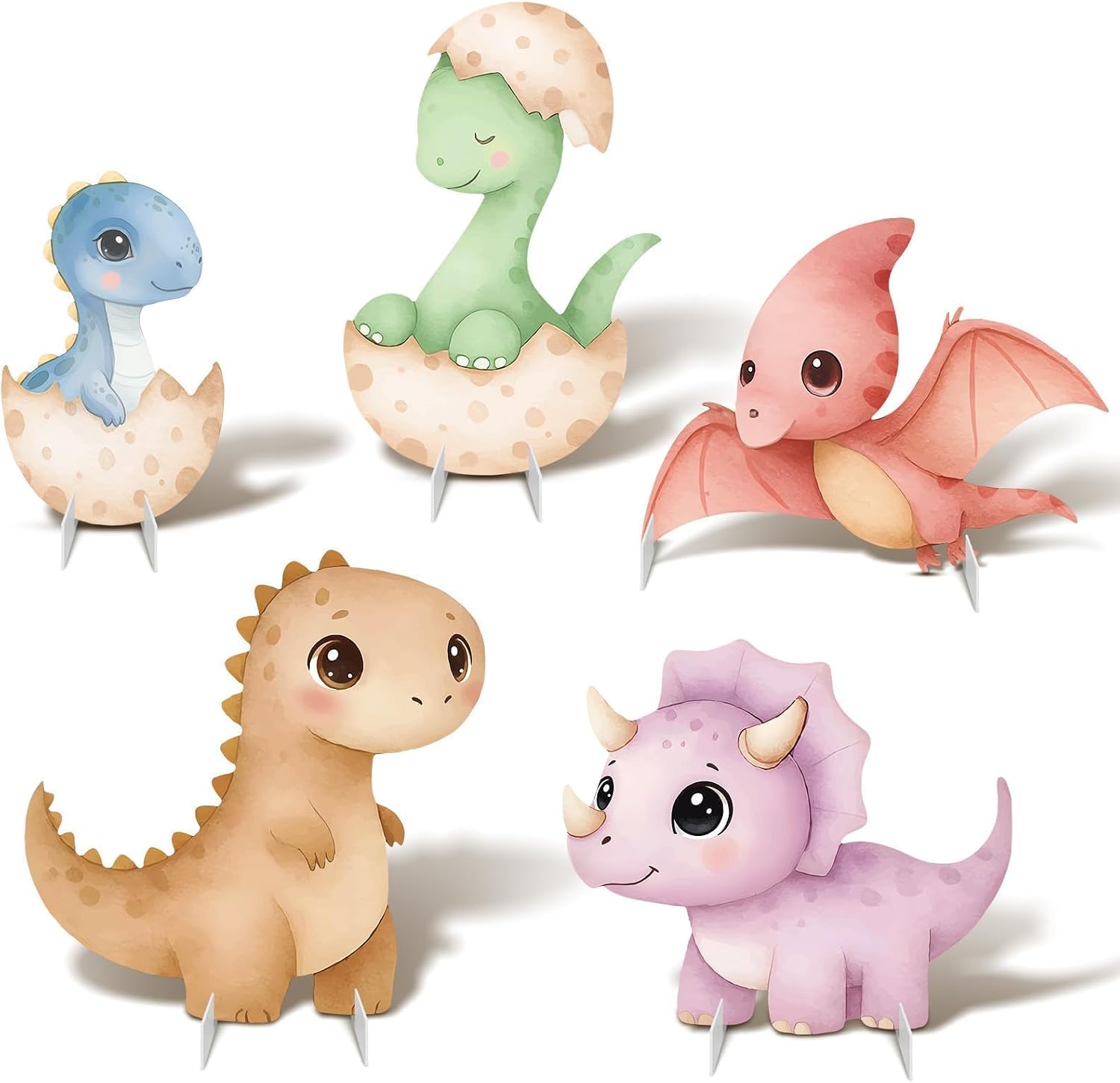 Dinosaur Baby Shower Decorations (5pcs)