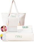 Mykng Nzw Empty Mahjong Tile Bags Set for American Tiles and Racks