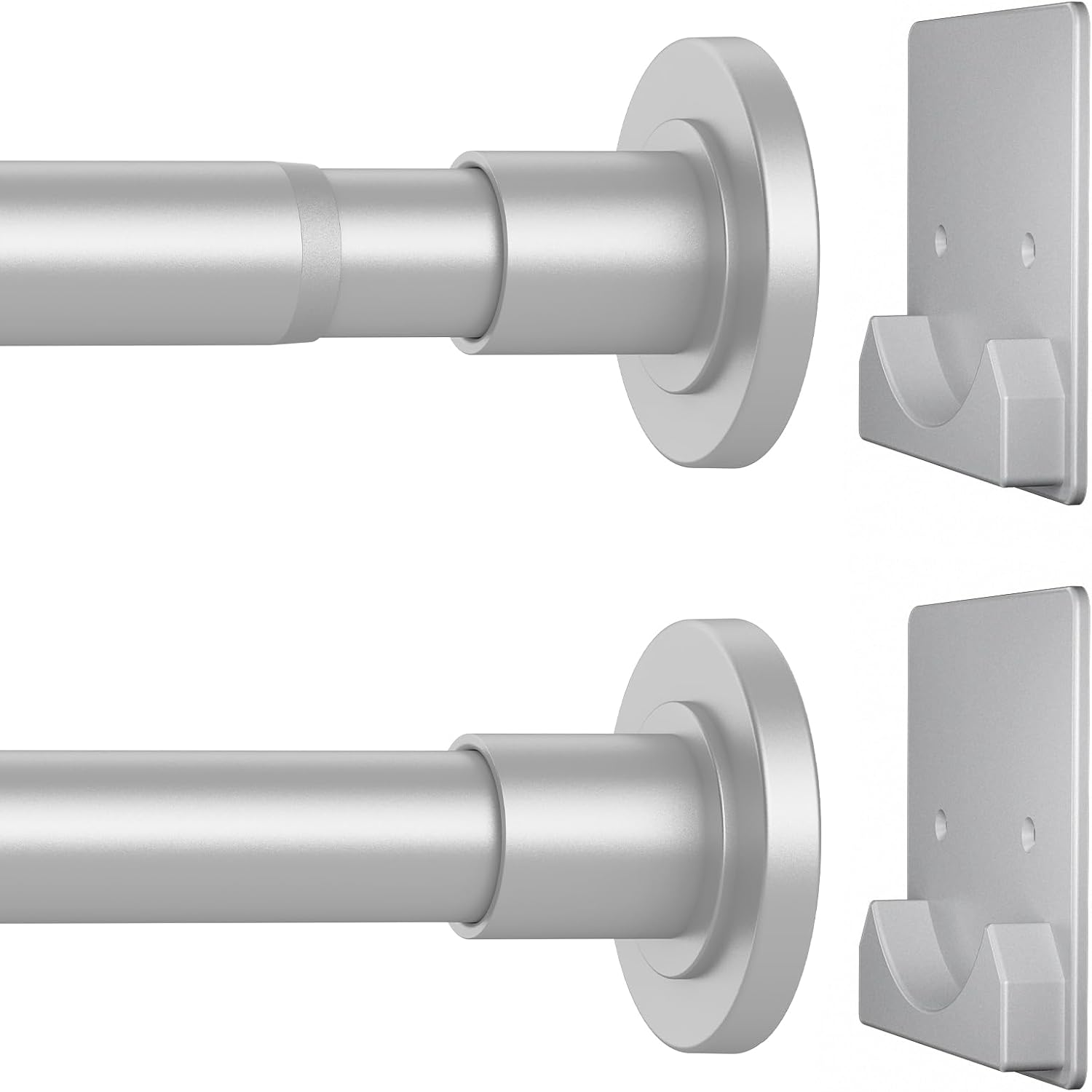 Shower Curtain Spring Tension Rod 32-80 inch