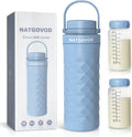 22oz Portable Breast Milk Cooler for Travel,24H Ice-Free cooling