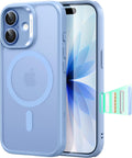 ESR for iPhone 17 Case, Camera Control Cover, Compatible with MagSafe, Shockproof Military-Grade Protection, Magnetic Phone Case for iPhone 17, Classic Hybrid Case, Frosted Light Blue