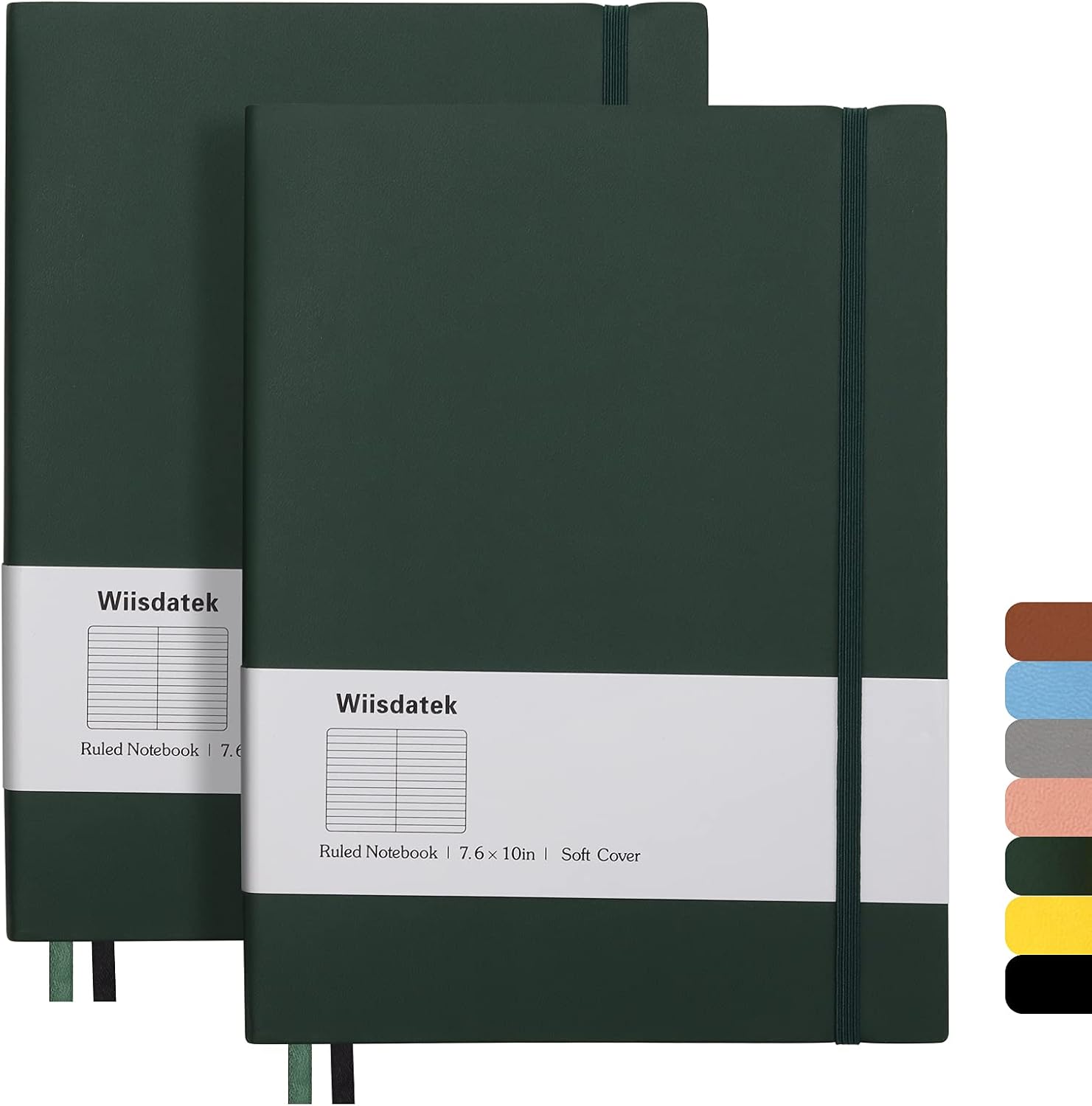 Wiisdatek B5 College Ruled Notebooks - 2 Pack B5 Large Journal Notebooks