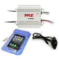 Pyle Auto 2-Channel Bridgeable Marine Amplifier - 200 Watt RMS 4 OHM Full Range stereo