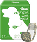 Disposable Male Dog Wraps.