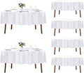 Fokitut 6 Pack Round Tablecloth, 90 Inch