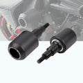 HODYAMOTO Frame Sliders Engine Crash Bar Fit for CFMOTO 675SS / 675NK / 675SR POM & Aluminum Frame Protectors, Direct Bolt-On Anti-Falling Guard Kit 8mm Thread (Black)