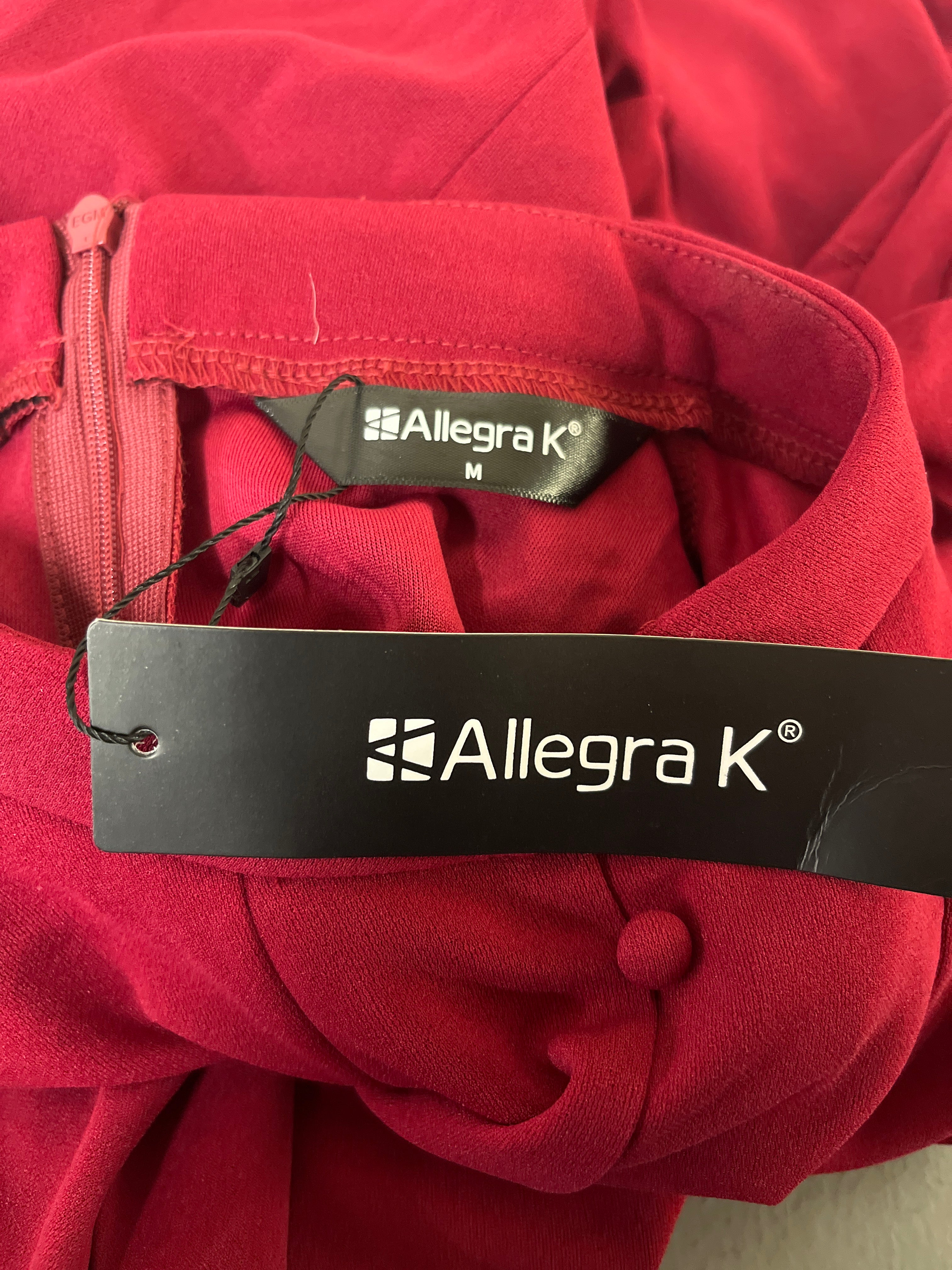 Allegra K red blouse