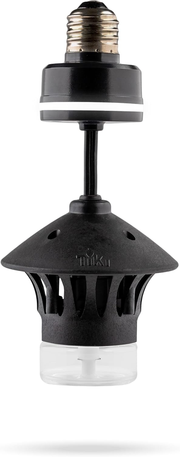 TIKIÂ® BiteFighterÂ® Plug & Repel Mosquito Repellent for Outdoor String Lights Odor-Free, Easy Install, 110 sq. ft. Coverage with 12 Hours of Protection