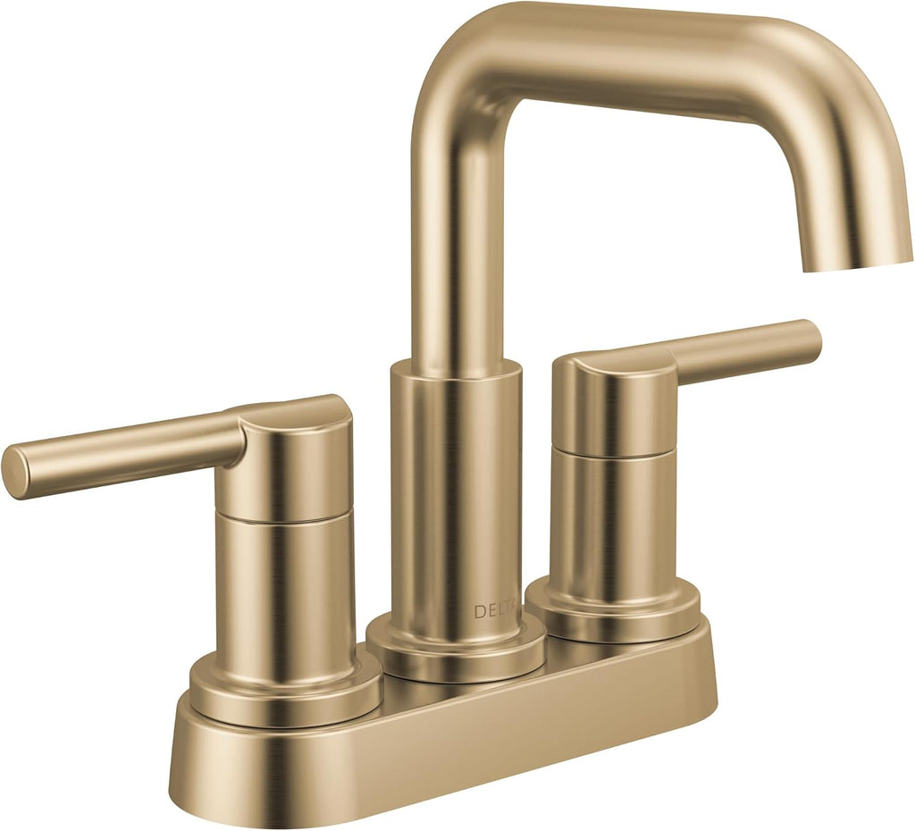Delta Nicoli Centerset Brushed Gold Bathroom Faucet