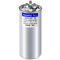 [UL Recognized] FOCSPROD 40+5 uF 40/5 MFD Â±6% 370V/440V CBB65 AC Capacitor, Dual Run Round Capacitor Replacement, 40 5 uF 440 Volt HVAC for AC Unit Fan Motor Start or Heat Pump or Condenser Straight