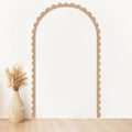 Novabright Unfinished Scalloped Decorative Wood trim