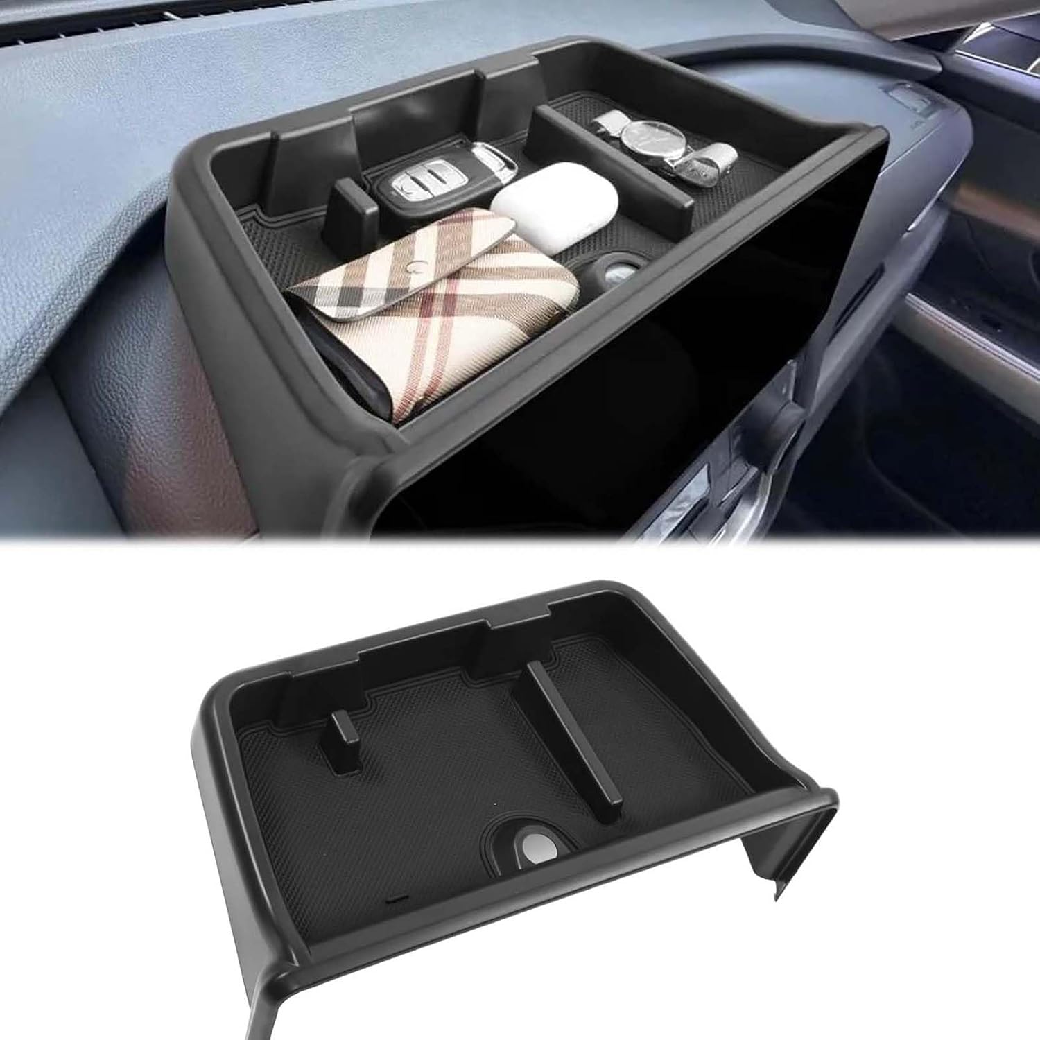 TerIourfou Dashboard Storage Organizer Tray