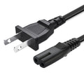 10FT 2 Prong TV Power Cable Cord