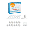 ChildProof Magnetic Cabinet Locks (11 Locks and 2 Keys)