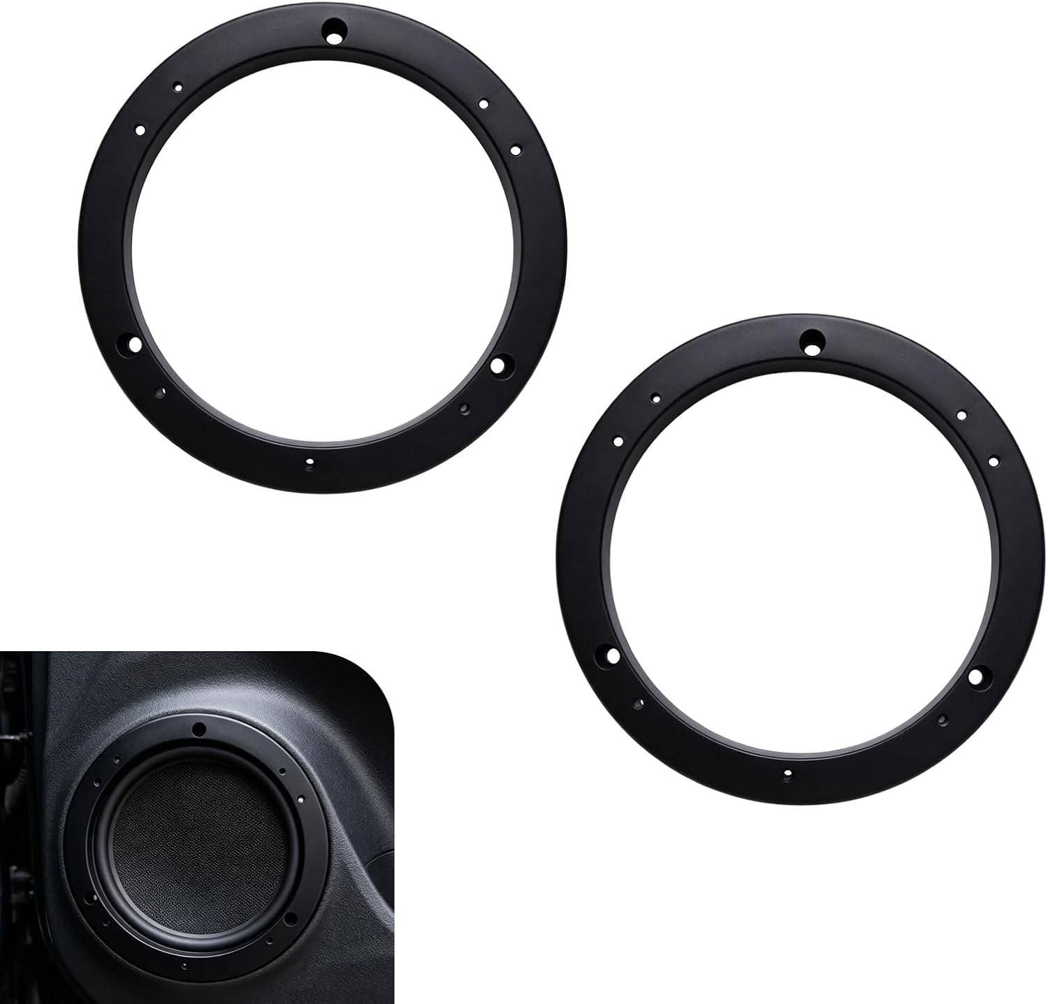 6.5 inch Car Door Speaker Mounting Ring (2pcs)